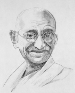 Mahatma Gandhi portrait