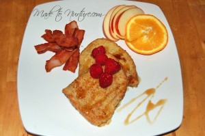French toast plate